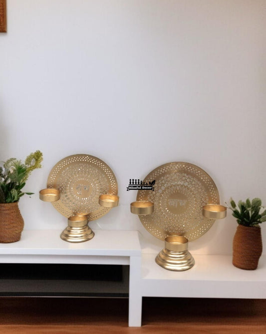 Premium 3 Tea-Light Holder - Pack Of 2