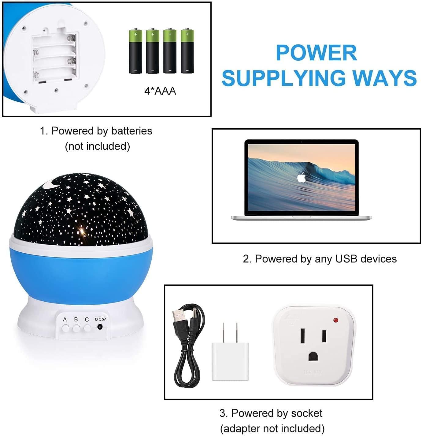 Vapour x Star Moon Night Light - Pack Of 1