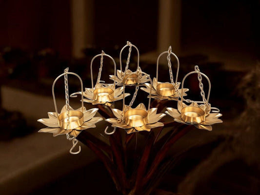 Premium Hanging Baby Lotus (Pack Of 6)