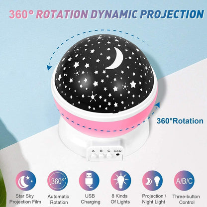 Vapour x Star Moon Night Light - Pack Of 1